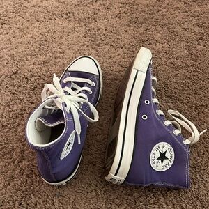Womens Purple High Top Converse